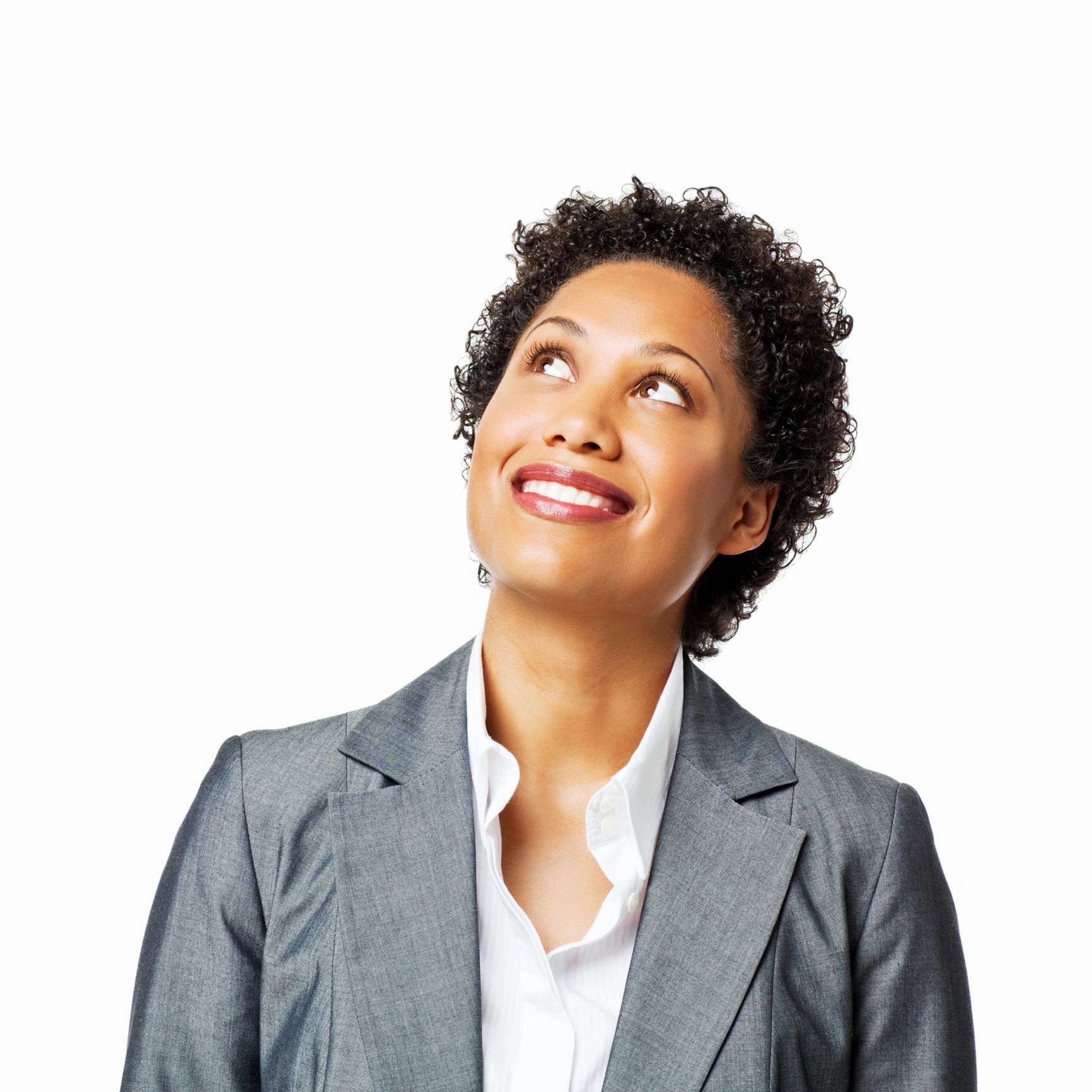 Businesswoman headshot on a neutral background